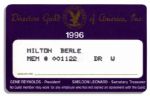 Milton Berles Directors Guild of America Card