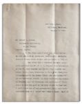 Incredible F. Scott Fitzgerald Typed Letter Signed on His Top 3 Influences as a Writer -- ''...my father...read an utterly imitative Sherlock Holmes story of mine and pretended to like it...''