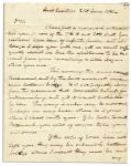 Lafayette Writes Re: the Virginia Campaign to Pin Down Cornwallis Just Four Months Before Yorktown's Surrender Noting That the Enemy Has Left Richmond and Was Possibly Headed to Williamsburg