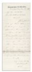 Ulysses S. Grant Autograph Letter Signed in January 1865 -- ''...lose no time in having the Commission commence...to investigate into the Norfolk trade matter...''