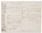 Historically Important Civil War Document Signed by Johnston, Grant & Stanton -- General Johnston Negotiates His Parole Terms After Surrendering His Army & General Grant Agrees, ''...I am very much...