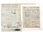 Patrick Henry 1779 Autograph Letter Signed as Governor of Virginia to Benjamin Harrison, Declaration Signer & Speaker of the Virginia House, Regarding the Capture of a Female British Spy