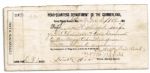Civil War Citizens Railroad Pass From Atlanta, Dated Just Two Weeks After Atlanta Fell to Union Forces