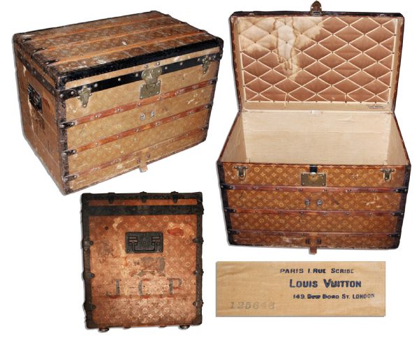 Rare Louis Vuitton Steamer Trunk Circa 1930