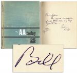 Bill Wilson Signed Copy of AA Today -- Very Rare Alcoholics Anonymous Book