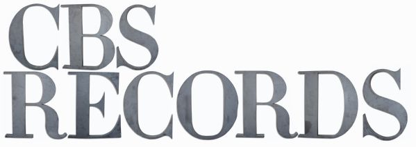 Very Large CBS Records Sign From the New Jersey Production Plant That Produced Hit Recordings For Over 50 Years -- Measuring 30 Per Letter