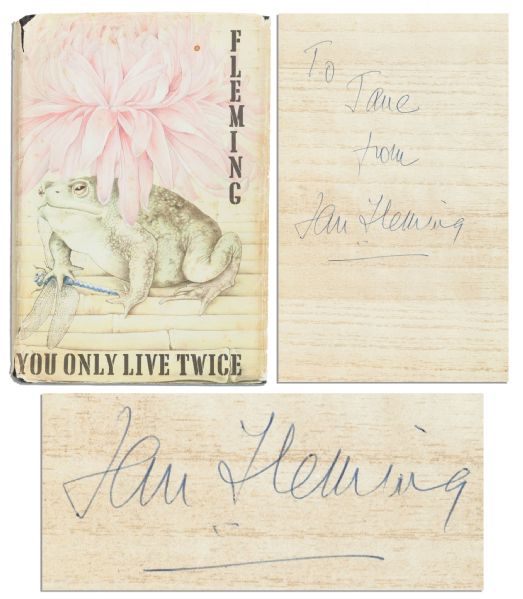 Ian Fleming You Only Live Twice Signed First Edition -- Scarce