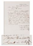 Civil War General Henry Halleck Autograph Letter Signed as General in Chief -- ...Iowa troops captured at Shiloh have been exchanged...Grant had effected their exchange...months ago...