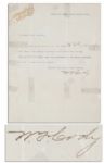 Wild West Icon Buffalo Bill Cody 1903 Typed Letter Signed W.F. Cody