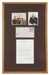 World War II Signed Naval Collection -- Including Signed Photos by Admirals Nimitz & King
