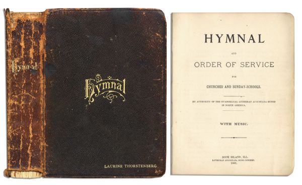 1901 Church Hymnal Book