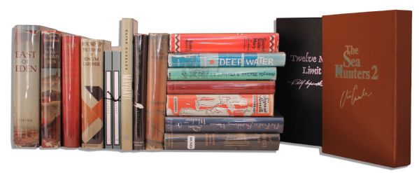Collection of First Edition Books -- Lot of 18 Includes Classics East of Eden, Cat On A Hot Tin Roof and Alices Adventures in Wonderland