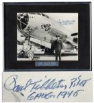 Enola Gay WWII Photo Signed by Its Pilot, Paul Tibbets