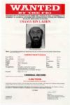 Exceptionally Rare Red Version of the Osama Bin Laden FBI Most Wanted Poster -- Before 9/11