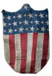 Civil War Era Shield -- Made From American Flag