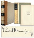Ernest Hemingway Signed Limited Edition of A Farewell to Arms