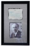 Escape Artist Harry Houdini 1926 Typed Letter Signed -- ...The Spiritualists get along nicely without my assistance, and there you are!...