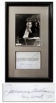 Tennessee Williams Signed Review for Author James Leo Herlihy -- ...This is not a lost generation...but one which has found itself through contempt for social and moral falsities...