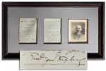 Rudyard Kipling 1906 Autograph Letter Signed -- ...when he was off for a gallop on his own...he looked...not exactly like a cowboy seen through the wrong end of a telescope...