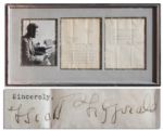 Incredible F. Scott Fitzgerald Typed Letter Signed on His Top 3 Influences as a Writer -- ...my father...read an utterly imitative Sherlock Holmes story of mine and pretended to like it...