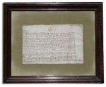 Gothic Old English Document on Paper