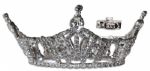Exquisite Miss America Crown -- Encrusted With Swarovsky Crystals & With Official Miss America Engraving -- Scarce