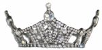 Exquisite Swarovski Crystal-Encrusted Crown Made by the Miss America Crown Maker, Schoppy
