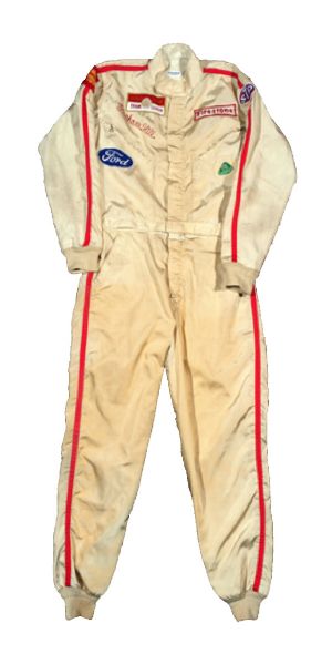 Race Car Legend Graham Hills 1969 Formula One Official Uniform -- Worn at the Apex of His Career, the Same Year He Suffered a Career-Debilitating Injury