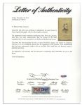 Ulysses S. Grant CDV Photo Signed - With PSA/DNA COA