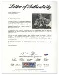 Apollo 1 Astronauts 10'' x 8'' Signed Photo -- Gus Grissom, Ed White & Roger Chaffee -- With PSA/DNA COA