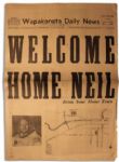 Historic Lot of Nine Newspapers from Neil Armstrong's Hometown -- Spanning Three Months, From July 1969 to September 1969 -- With Terrific Apollo 11 Content