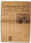 Historic Lot of Nine Newspapers from Neil Armstrong's Hometown -- Spanning Three Months, From July 1969 to September 1969 -- With Terrific Apollo 11 Content