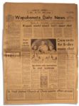 Historic Lot of Nine Newspapers from Neil Armstrong's Hometown -- Spanning Three Months, From July 1969 to September 1969 -- With Terrific Apollo 11 Content
