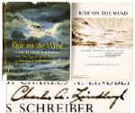 Charles Lindbergh Signed Childrens Book About His Transatlantic Flight, Ride on the Wind