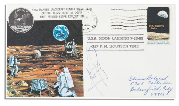 Neil Armstrong Signed Moon Landing Cover