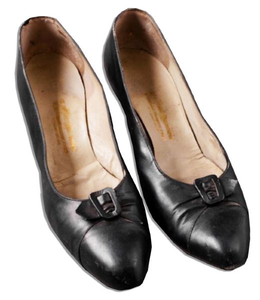 Jackie Kennedy Personally Owned & Worn Court-Style Shoes -- The Style She Popularized -- Shoes by Mancini