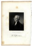 Thomas Jefferson Official Dinner Invitation -- To Revolutionary War General & Congressman Robert Brown