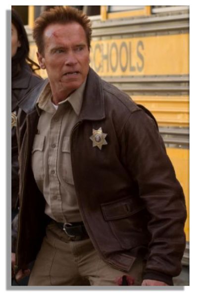 Arnold Schwarzenegger Bloodied Screen-Worn Pants From ''The Last Stand''