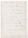 Dr. David Livingstone Autograph Letter Signed From 1857 -- During His Brief Stay in England Between African Missions