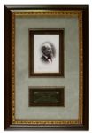 James Garfield Signed Cabinet Card