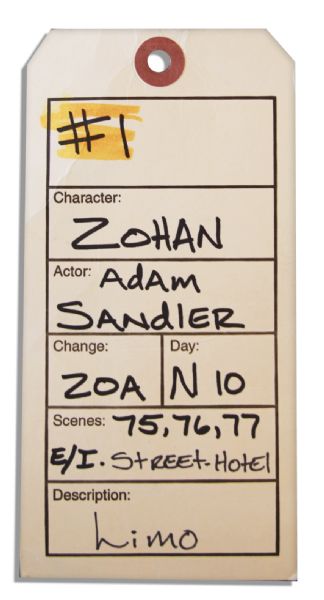 Adam Sandler Screen-Worn Outfit From His Hit Movie Zohan