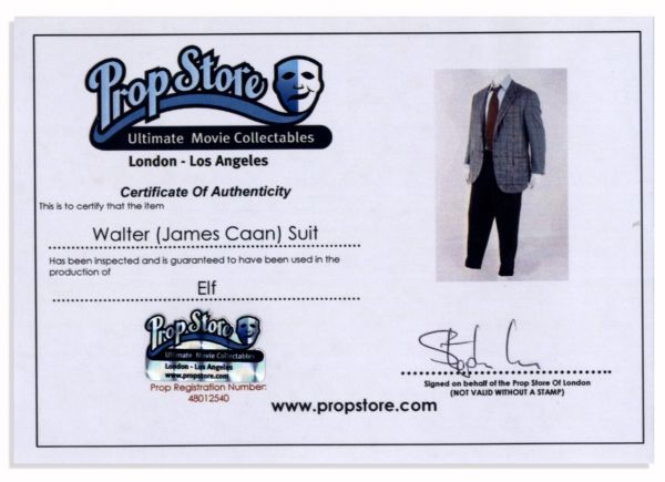 James Caan Worn Suit From Comedy ''Elf''