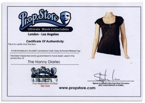 Scarlett Johansson Top From ''The Nanny Diaries''