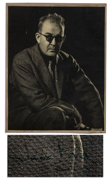 John Ford Signed 10.5'' x 13.5'' Photo