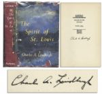 Charles Lindbergh Signed Presentation Limited Edition of The Spirit of St. Louis With Partial Dustjacket