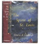 Charles Lindbergh Signed Presentation Limited Edition of ''The Spirit of St. Louis'' With Partial Dustjacket