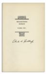 Charles Lindbergh Signed Presentation Limited Edition of ''The Spirit of St. Louis'' With Partial Dustjacket