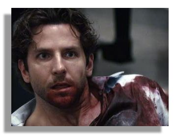 Bradley Cooper Screen-Worn Wardrobe From ''Limitless'' -- Heavily Distressed With Prop Blood