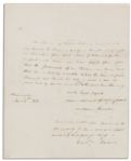 Andrew Jackson Autograph Endorsement Signed as President -- Granting Executive Clemency