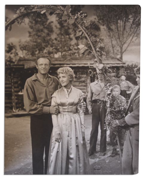 Book of Still Photos From 1953 Western Shane -- From The Personal Collection of Van Heflin, Gifted to Him by the Film's Director George Stevens